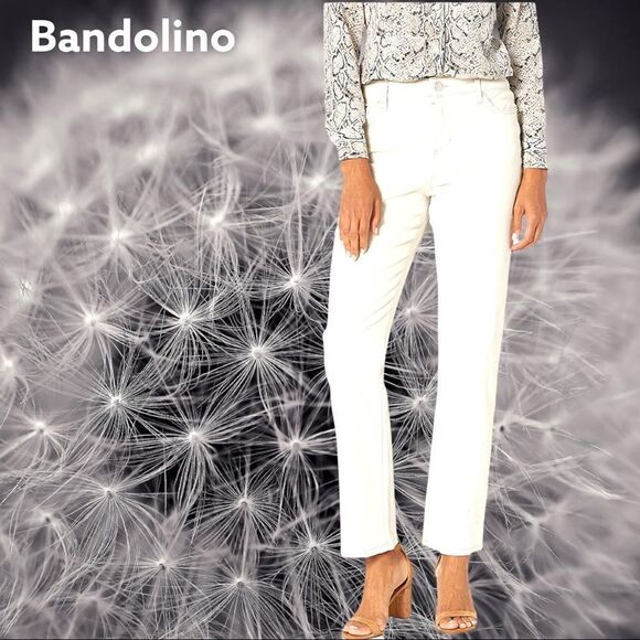 Bandolino off white stretchy Selena style pants - Picture 1 of 9